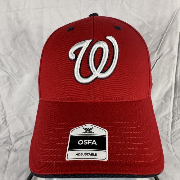 Washington Nationals Hat Cap Snap Back Red MLB Baseball Mens One Size OSFA - Picture 2 of 8